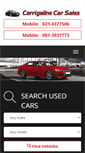 Mobile Screenshot of carrigalinecarsales.com